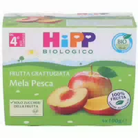 Hipp Bio Fruchtpüree Apfel Pfirsich 4x100 g Hipp