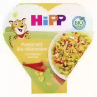 Hipp Kinder Teller Paella mit Bio Hühnchen