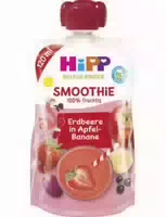 Hipp Bio Smoothie Quetschbeutel Erdbeer in Apfel Banane