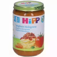 Hipp Kleiner Topf Spaghetti Bolognese Bio nach 8 Monaten