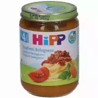 Hipp Spaghetti Bolognese, Ab dem 4 Monat