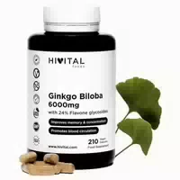 Ginkgo Biloba 6000 Mg | 210 Vegane Kapseln 210 St