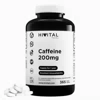 Koffein Wasserfreies Reines 200 mg | 365 Vegane Tabletten 365 st