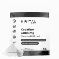 Kreatin 3000 Mg | 1 Kg Veganes Pulver 1000 G