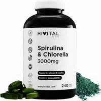 Hivital Spirulina und Chlorella 3000 mg Tabletten 240 st