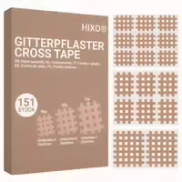 Hixo Gitterpflaster 5 Varianten Gittertape Crosstape Mückenpflaster Akupunktur Pflaster Mix