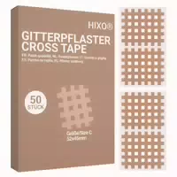 Hixo Gitterpflaster Gittertape Crosstape Mückenpflaster Akupunktur Pflaster Größe C