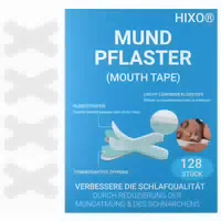 Hixo Mundpflaster gegen Schnarchen – Starker Halt 128 st