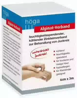 Alginat Verband 6 cm X 3 m Kühlender Zinkleimverb 1 stk