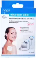 Höga Derm Silikofix Steriler Wundverband 9x10 cm