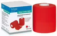 Höga Lastic Haft Binde 8cmx5m Rot