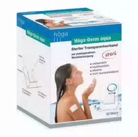 Höga Derm Aqua Transparent Verband mit Wundauflage 5x7cm Steril