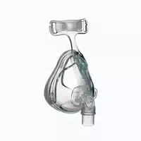 Hoffrichter Cirri Comfort Mund Nasenmaske Nippv Inkl Kopfband und Maskenkissen , Erhältlich in S, m oder l Full Face Cpap Mask ohne Ventil Nv für Nicht Invasiven Beatmung Größe m