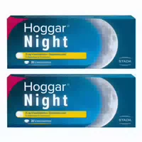Hoggar Night 25 mg Schmelztabletten zur Praktischen Einnahme ohne Wasser bei Akuten ein und Durchschlafstörungen