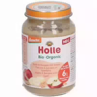 Holle Apfel und Banane mit Dinkel