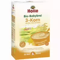 Holle Bio Vollkorngetreidebrei 3 Korn Ab dem 6 Monat