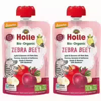 Holle Zebra Beet – Apfel & Banane mit Rote Bete