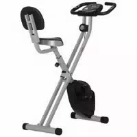 Homcom Faltbares Indoor Fitnessfahrrad mit 8 Widerstandsstufen