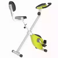 Homcom Faltbares Indoor Fitnessfahrrad mit 8 Widerstandsstufen