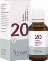 Biochemie Pflüger Nr 20 Kalium Aluminium Sulfuricum D12 15 g