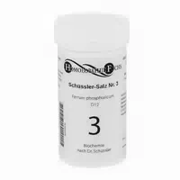 Homoeopathiefuchs Schüssler Salz Nummer 3 Ferrrum Phosphoricum D12 Biochemie 400 St Tabletten