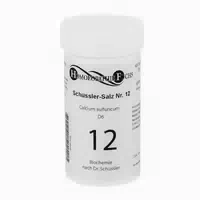Homoeopathiefuchs Schüssler Salz Nummer 12 Calcium Sulfuricum D6 Biochemie 400 st Tabletten