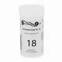 Homoeopathiefuchs Schüssler Salz Nummer 18 Calcium Sulfuratum D6 Biochemie 1000 st Tabletten