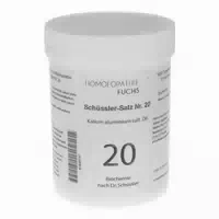 Homoeopathiefuchs Schüssler Salz Nummer 20 Kalium Aluminium Sulfat D6 1000 st Tabletten