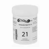 Homoeopathiefuchs Schüssler Salz Nummer 21 Zincum Chloratum D6 Biochemie 400 st Tabletten