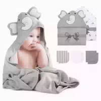 Momcozy Baby Badetuch Set, 8 Teiliges Babyhandtuch Set 1 st