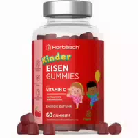 Gummily Eisen Vitamin C für Kinder Laborgeprüft 2 Monats Vorrat 60 Gummibärchen