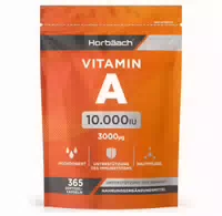 Horbaach Vitamin A Hochdosiert 10000 Ie Kapseln 365 st