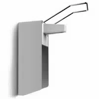 Horn Medical Aluminium Seifen Desinfektionsmittel Langarm Wandspender