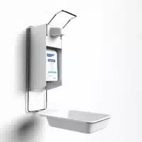 Horn Medical Wandspender Inkl Baktolin Pure Wash & Abtropfschale