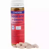 Hoyer Guarana & Ginseng Kautabletten 60 st Kautabletten