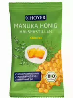Hoyer Manukahonig Halspastillen Kräuter