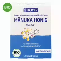 Bio Manukahonig Liquid Sticks Mgo 250 12 Stück