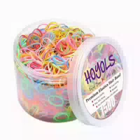 Hoyols Elastische Haargummis Dünne Haargummibänder 1500 Stüc 1 st