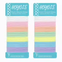 Hoyols Haargummi Elastik 56 Stück 4mm 8 Farben Mädchen Fraue 1 st