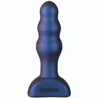 Hueman Hueman Space Invader Stoßender Analplug 13,5 cm Dunkelblau