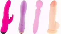 Hugbox Sextoy Geschenkset für Vaginale Stimulation – Rabbit, g Punkt, Wand & Dildo m