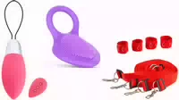 Hugbox Sextoy Paar Set – Vibrations Ei, Penisring und Bondage Set