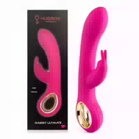 Hugbox Sextoy Rabbit Vibrator für Frauen – Doppelte Klitoris & g Punkt Stimulation