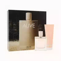 Hugo Boss Alive Geschenkset für Damen 50ml Edp und 75ml Body Lotion 0,125 l