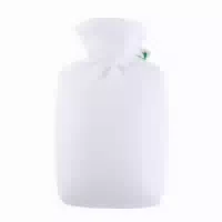Wärmflasche Klassik 1,8 L Fleecebezug Weiß 1 St