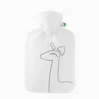 Wärmflasche Klassik 1,8 L Doublefleece Weiß 1 St