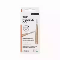 The Humble Co Interdentalbürsten aus Bambus, Größe 1, Orange