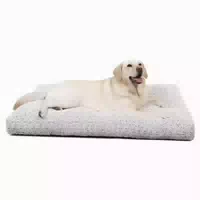 Hundebett Große Hunde Waschbar Flauschig Hellgrau l 90 X B 6 1 st