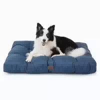 Hundebett Hundematratze Hundematte Dunkelblau l 91 X B 68 X 1 st