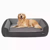 Hundebett Hundesofa Hundekissen l 110 X B 86 X H 26 cm Hellg 1 st